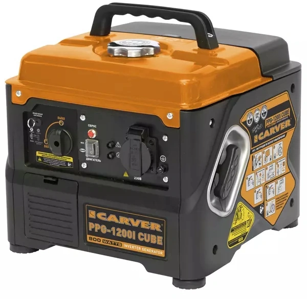 Генератор Carver PPG -1200I Cube 0.8кВт