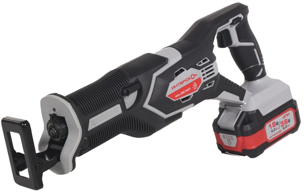 Сабельная пила Интерскол НПА-200/36ВЭ аккум. 3000ход/мин ДА (818.2.2.70)