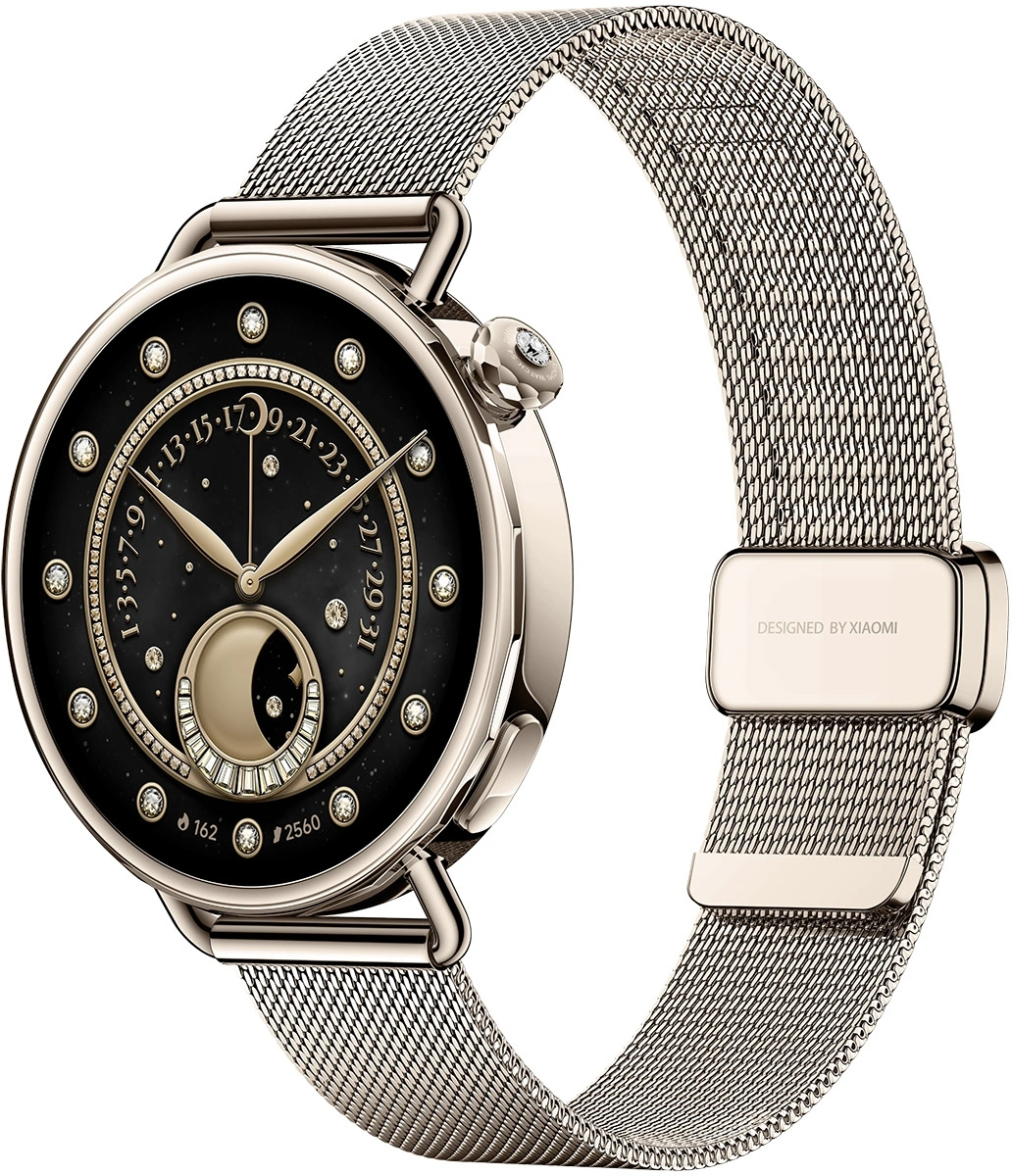 Смарт-часы Xiaomi Watch S4 41мм 1.32" AMOLED корп.золотистый рем.золотистый разм.брасл.:120-190 мм (BHR07VWGL)