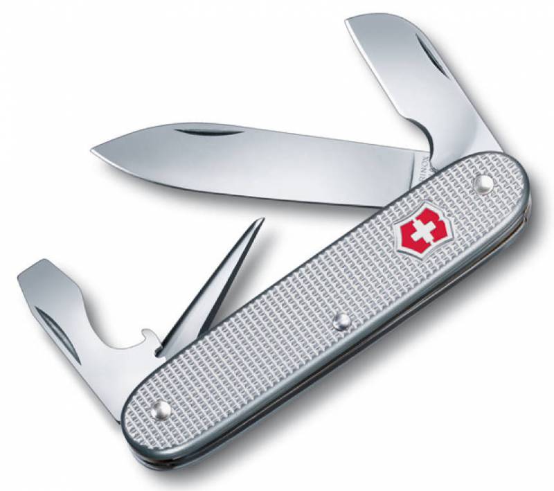 Нож перочинный Victorinox Electrician Alox (0.8120.26) 93мм 7функц. серебристый карт.коробка