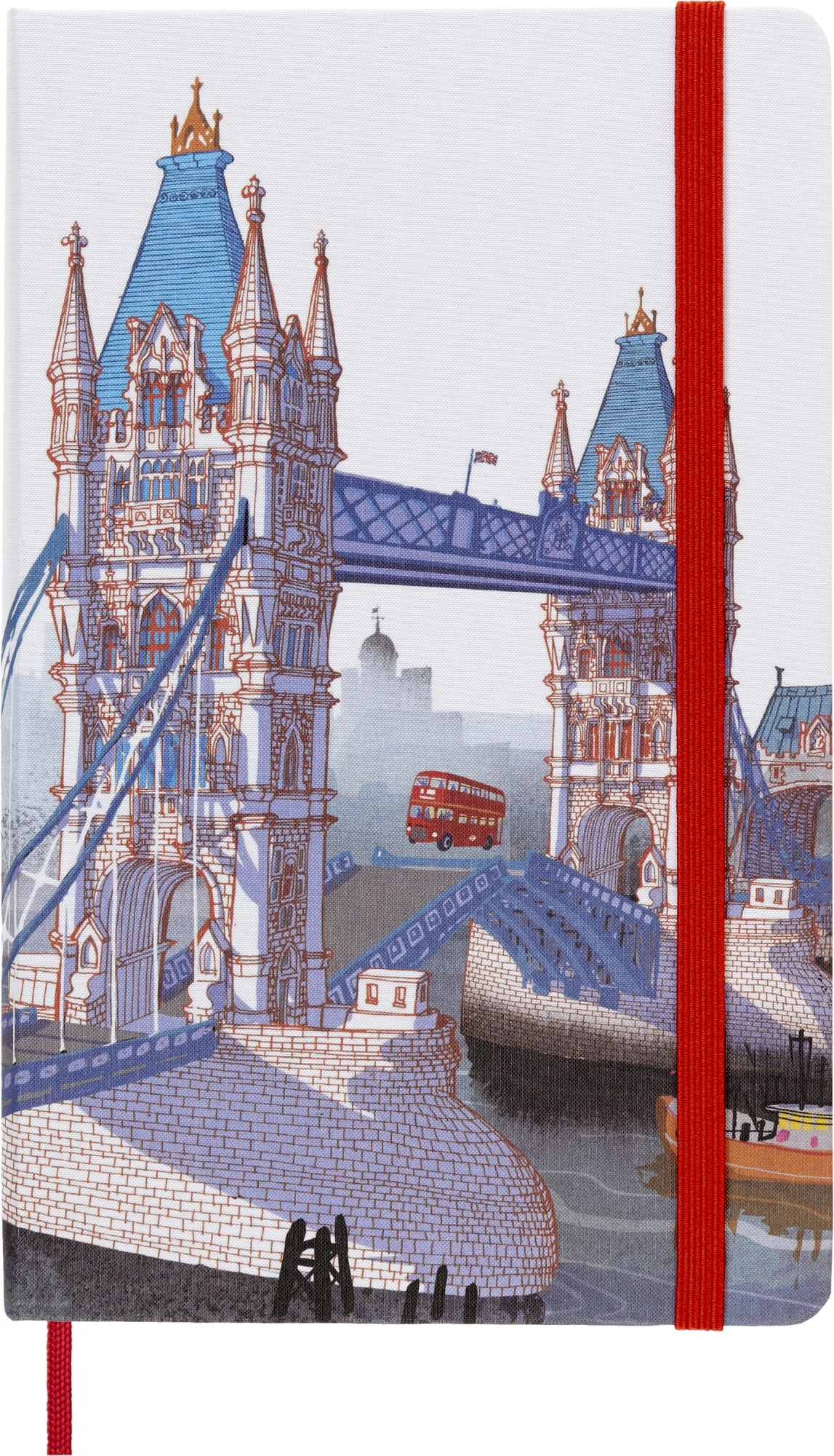 Блокнот Moleskine LIMITED EDITION I AM LONDON LEQP060IAMLO Large 130х210мм 240стр. слоновая кость страницы линейка твердая обложка белый
