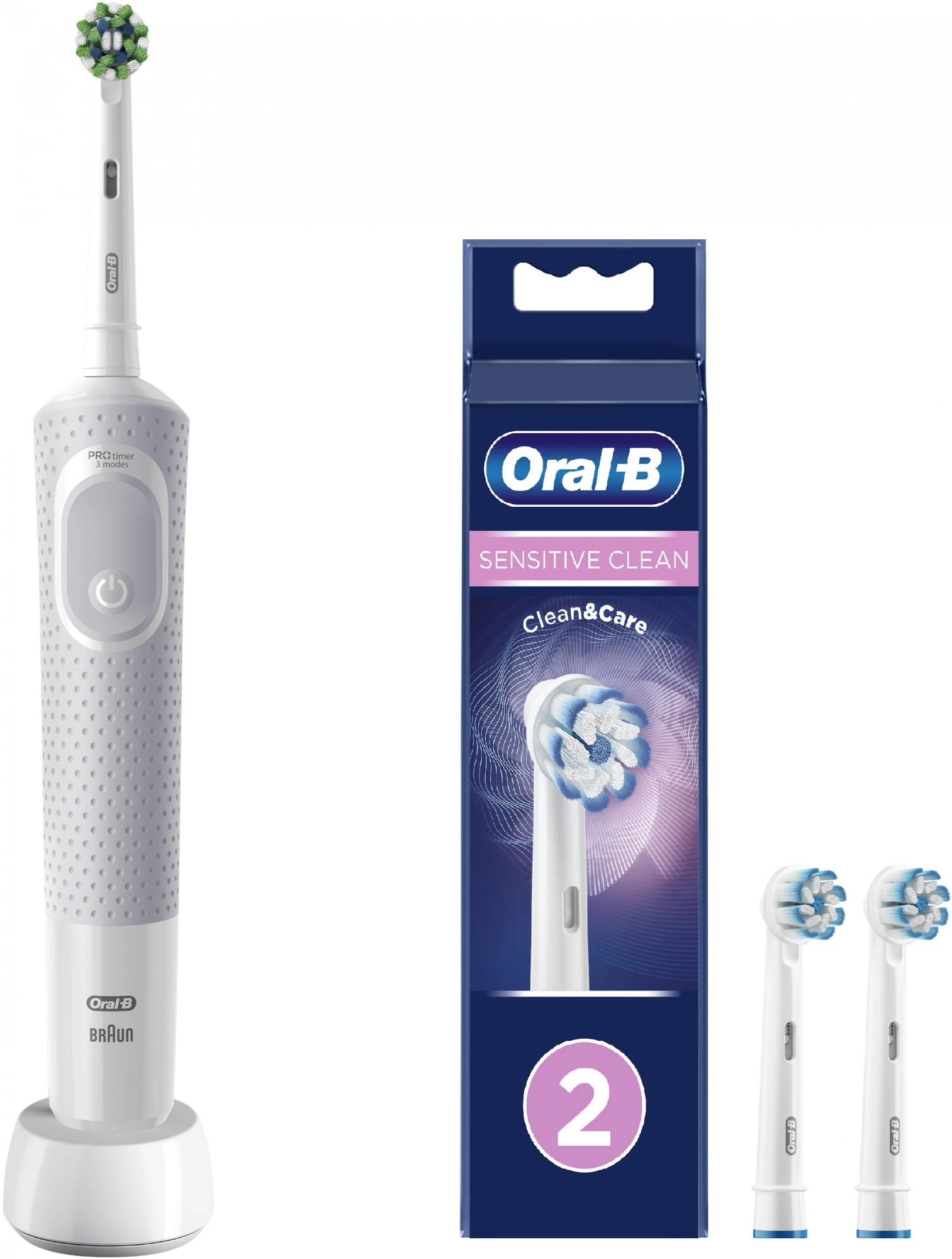 Зубная щетка электрическая Oral-B Vitality Pro 80812736 белый