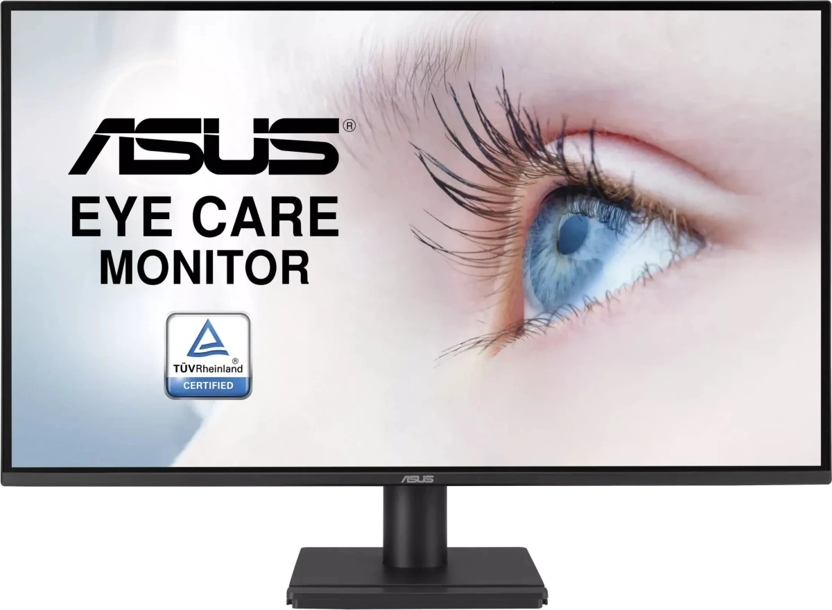 Монитор Asus 27" VA27AQ черный IPS LED 1ms 16:9 HDMI M/M матовая 1000:1 350cd 178гр/178гр 2560x1440 75Hz DP 2K 6.2кг