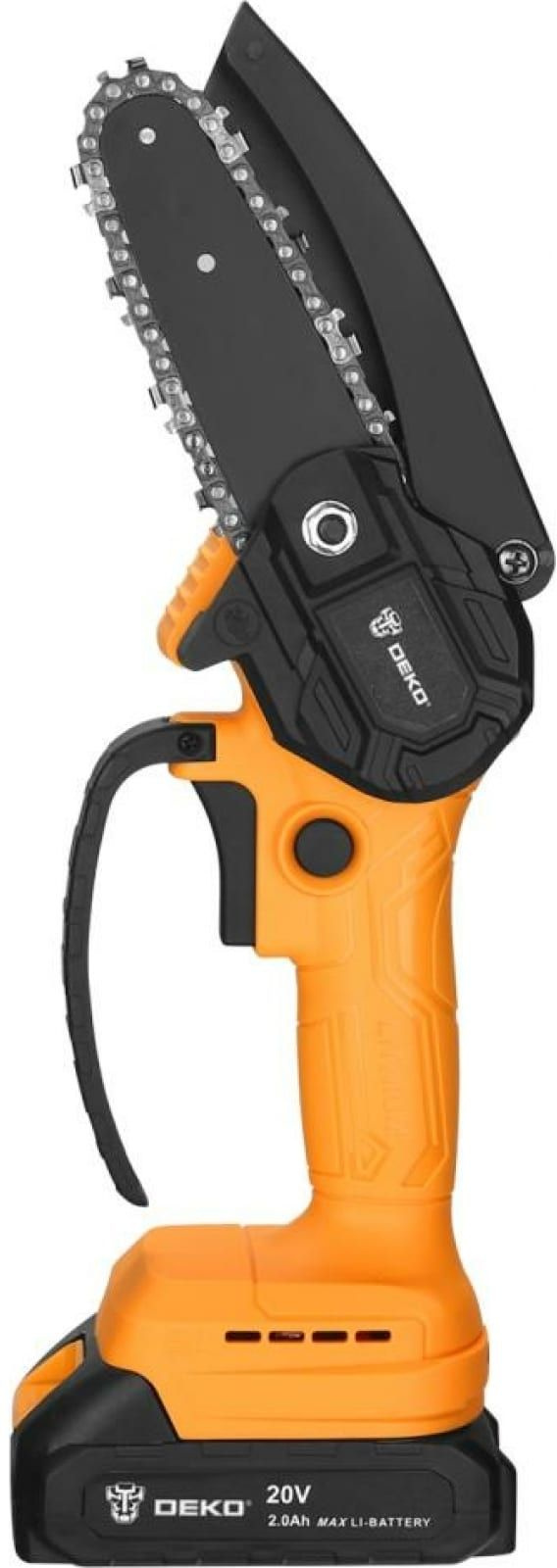 Цепная пила Deko DKCHS 20-4 аккум. дл.шины:4"(10cm) 2аккум. 2Ач ЗУ (063-4308)