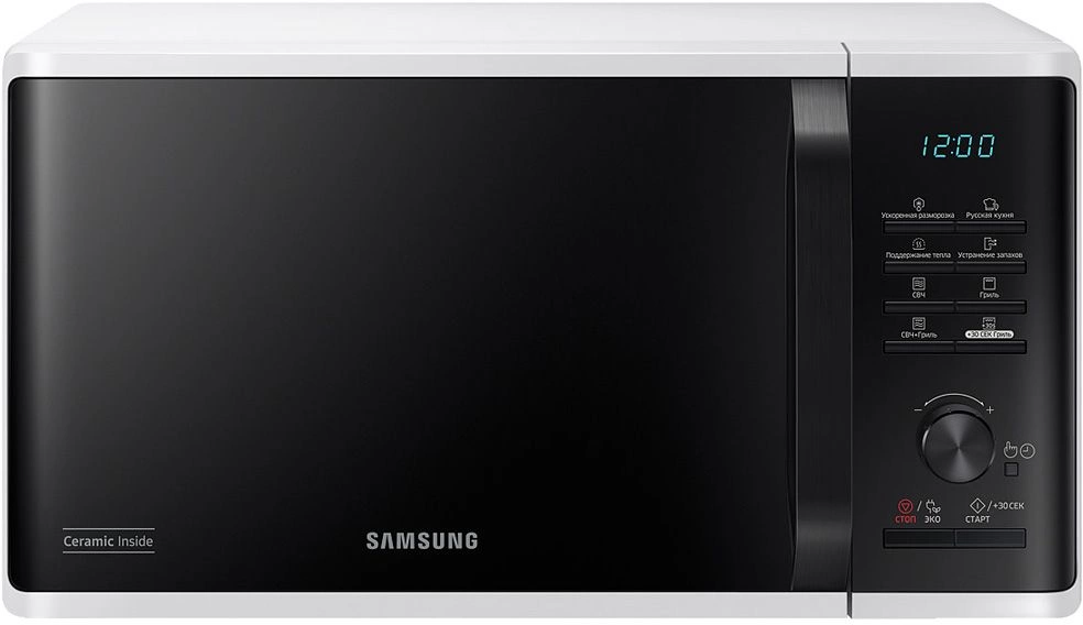 Микроволновая Печь Samsung MG23K3515AW/BW 23л. 800Вт белый/черный