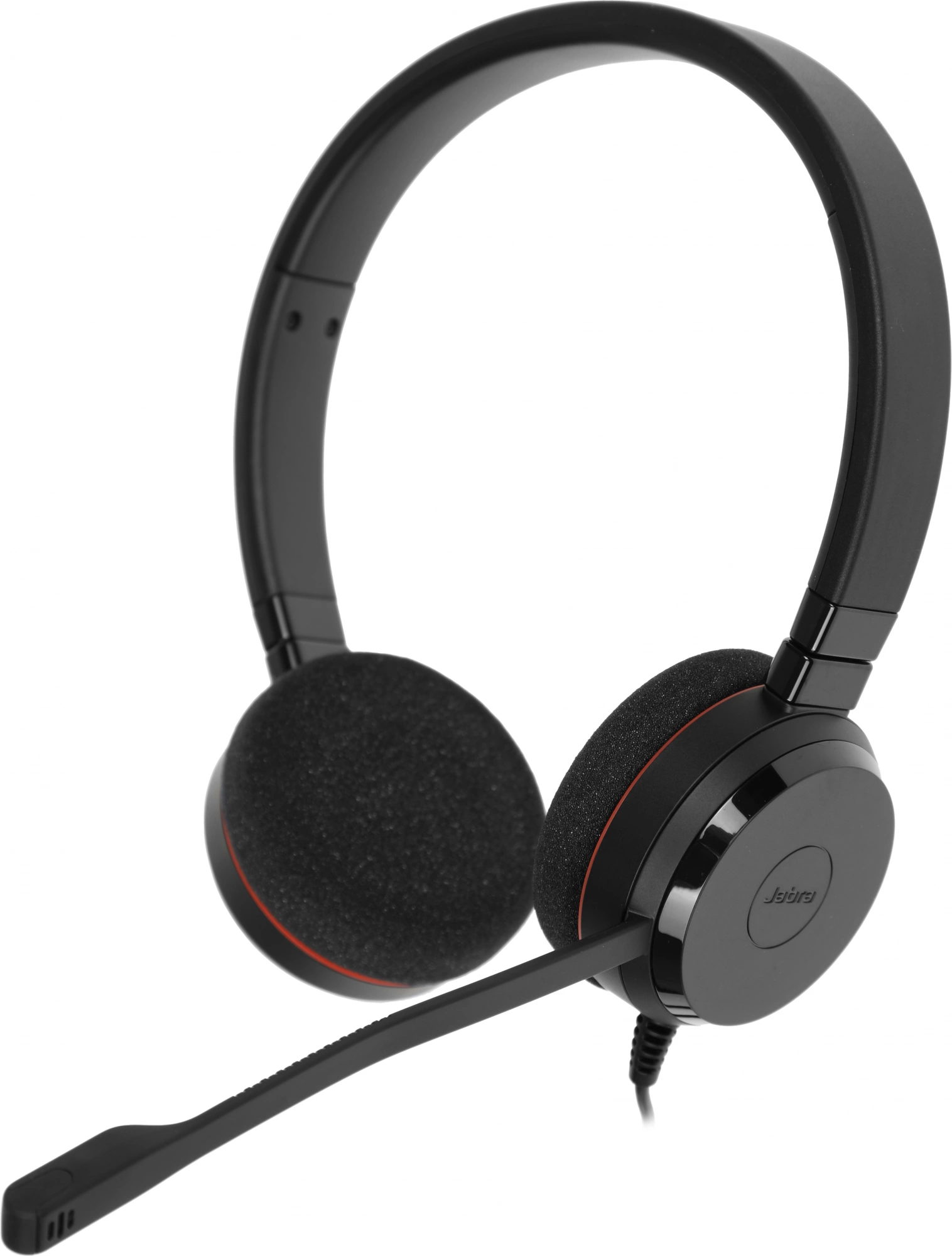 Наушники с микрофоном Jabra Evolve 20 UC Duo черный 1.2м накладные USB оголовье (4999-829-209)