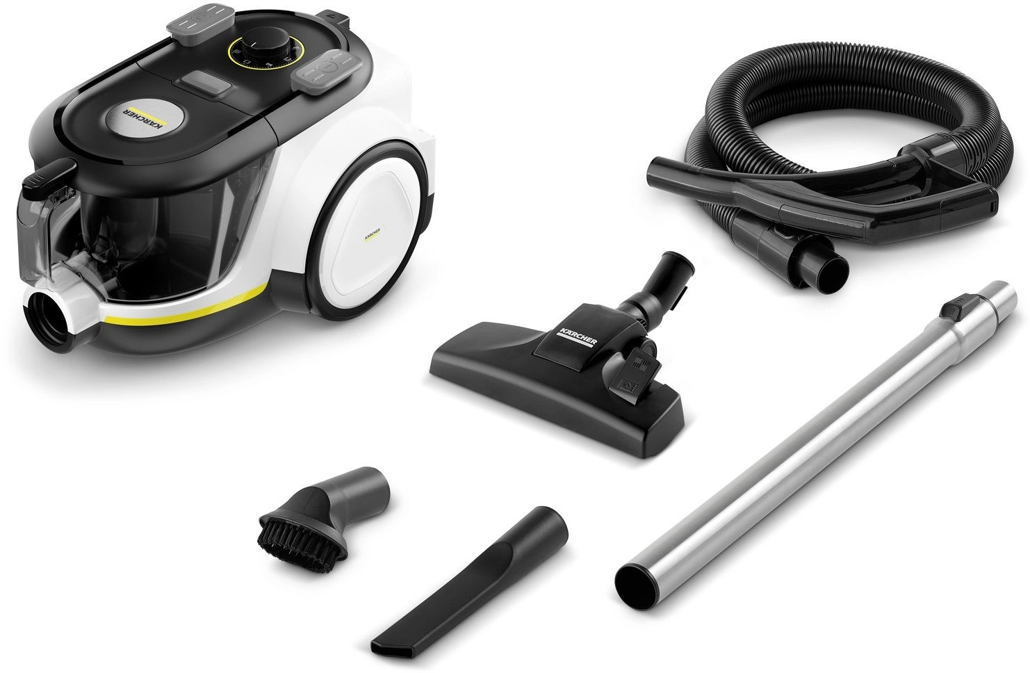 Пылесос Karcher VCC 4 CycloneX 800Вт белый/черный