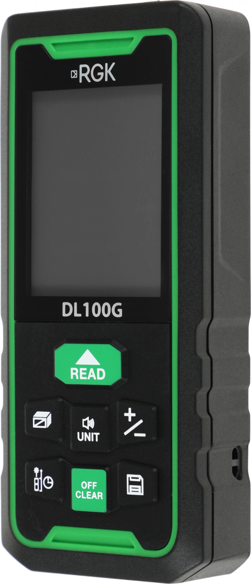 Лазерный дальномер RGK DL100G 2кл.лаз. 535нм цв.луч. зеленый (778190)