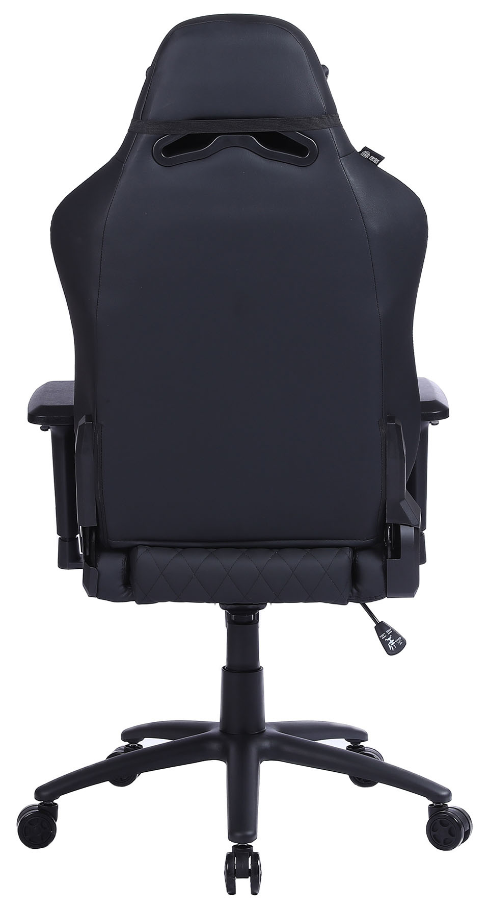 Кресло игровое Cactus CS-CHR-130-M черный эко.кожа с подголов. крестов. черный