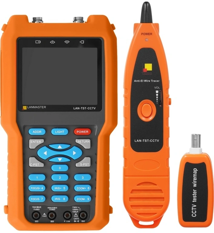 Тестер кабельный Lanmaster LAN-TST-LPTVP-C оранжевый/черный