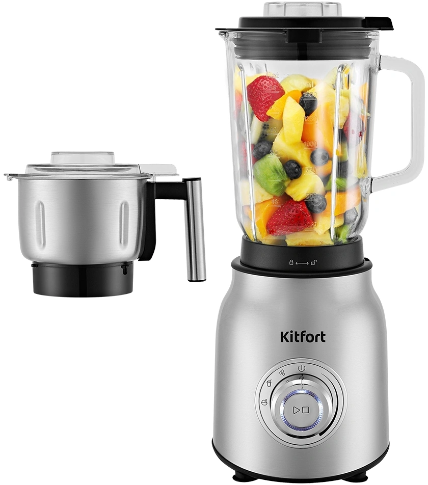 Блендер стационарный Kitfort КТ-3079 800Вт нержавеющая сталь