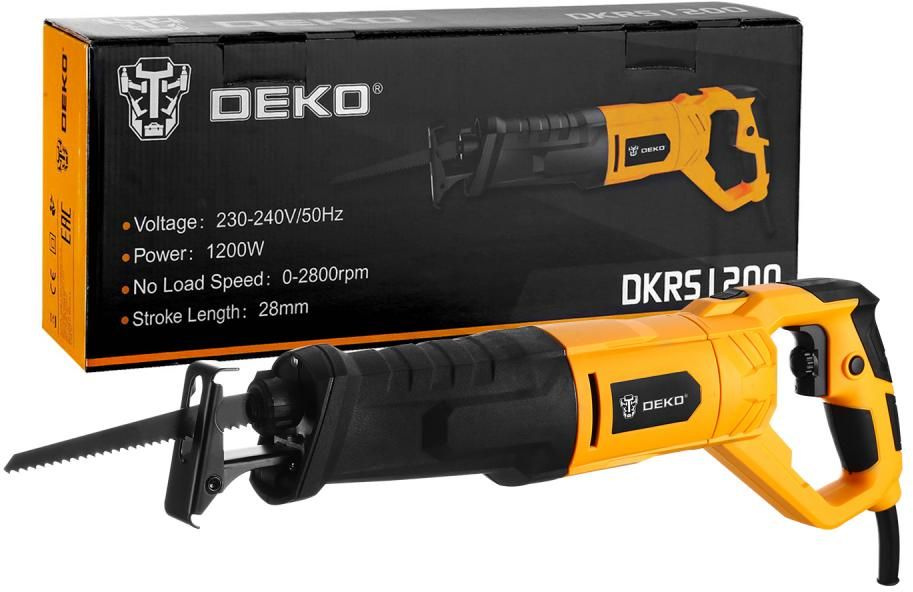 Сабельная пила Deko DKRS1200 1200Вт 2800ход/мин (063-4195)