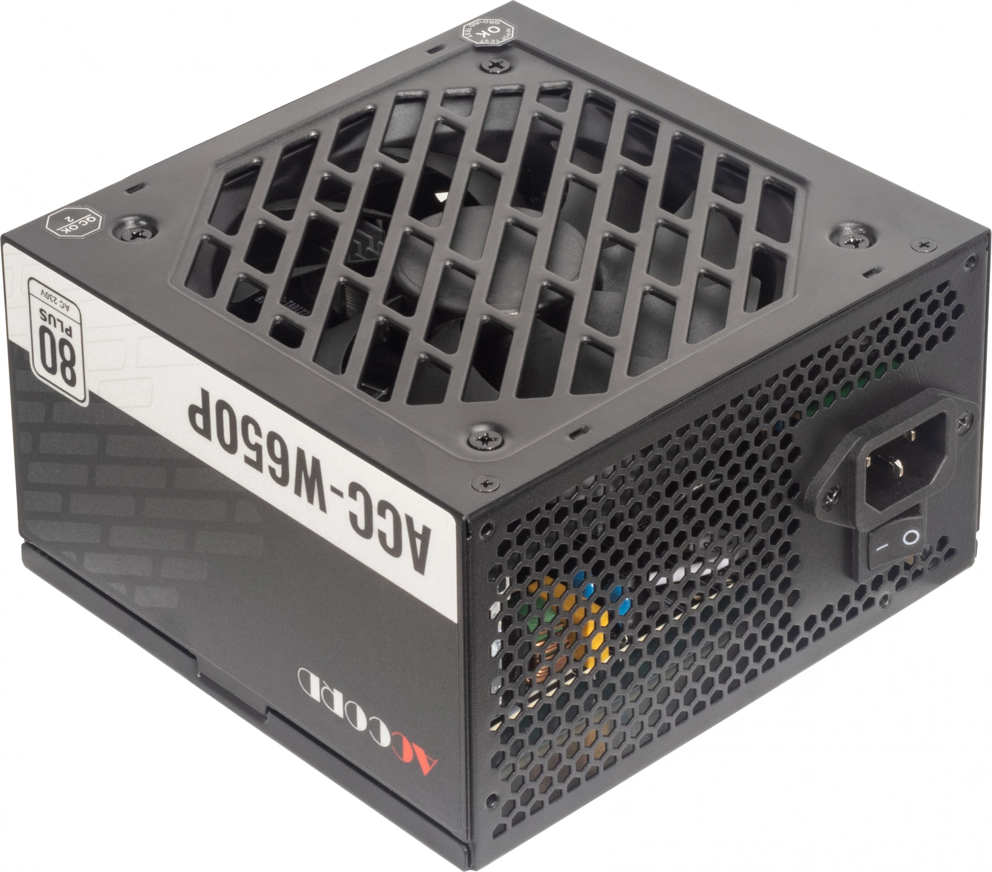 Блок питания Accord ATX 650W ACC-W650P 80+ white (20+4pin) APFC 120mm fan 6xSATA RTL