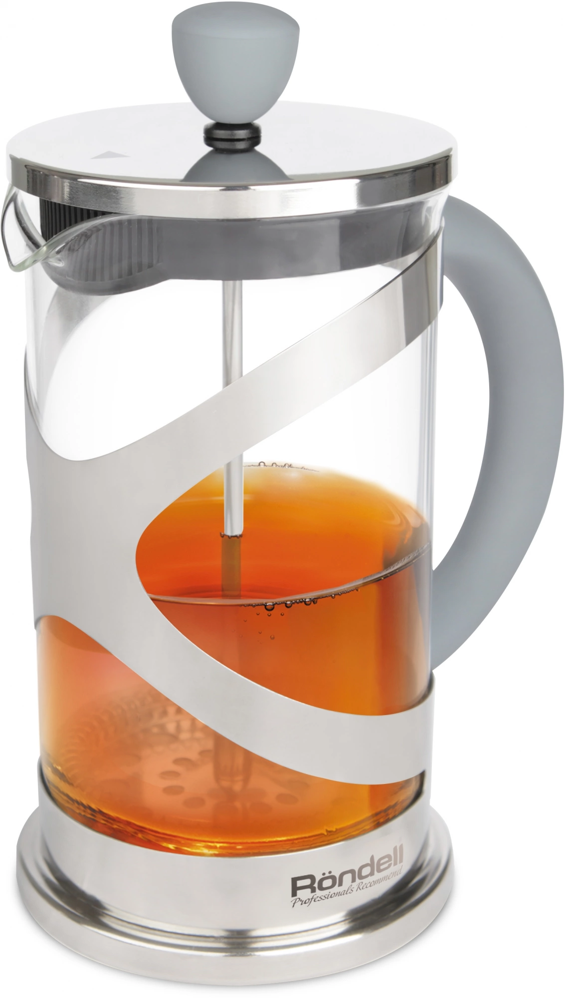 Френч-пресс Rondell Crystal Grey RDS-838 0.6л серый Френч-пресс Rondell Crystal Grey RDS-838 0.6л серый