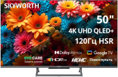 Телевизор OLED Skyworth 50" 50Q67H Eye Care Frameless черный 4K Ultra HD 120Hz MEMC DVB-T DVB-T2 DVB-C DVB-S DVB-S2 USB WiFi Smart TV