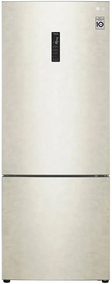 Холодильник LG GC-B569PECM 2-хкамерн. бежевый глянц. инвертер