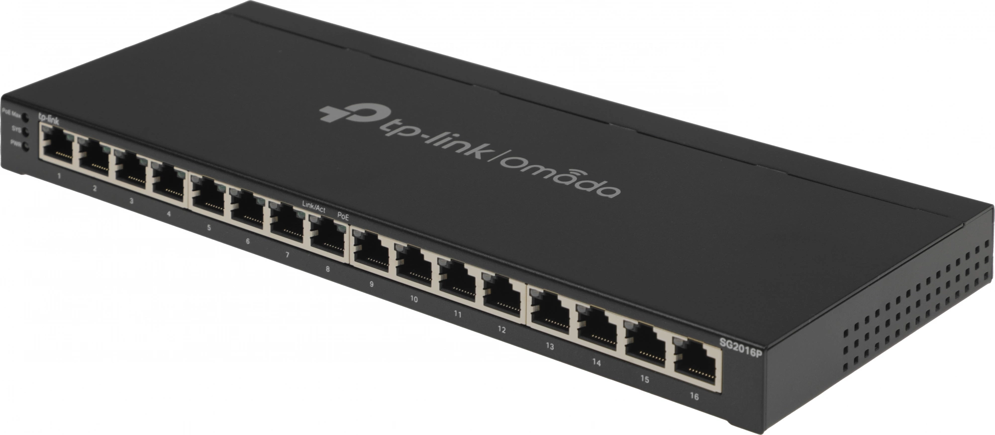 Коммутатор TP-Link SG2016P (L2+) 16x1Гбит/с 8PoE+ 120W управляемый Коммутатор TP-Link SG2016P (L2+) 16x1Гбит/с 8PoE+ 120W управляемый