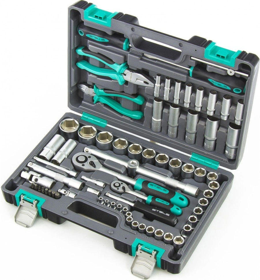 Набор инструментов Stels 14108 69 предметов (жесткий кейс)
