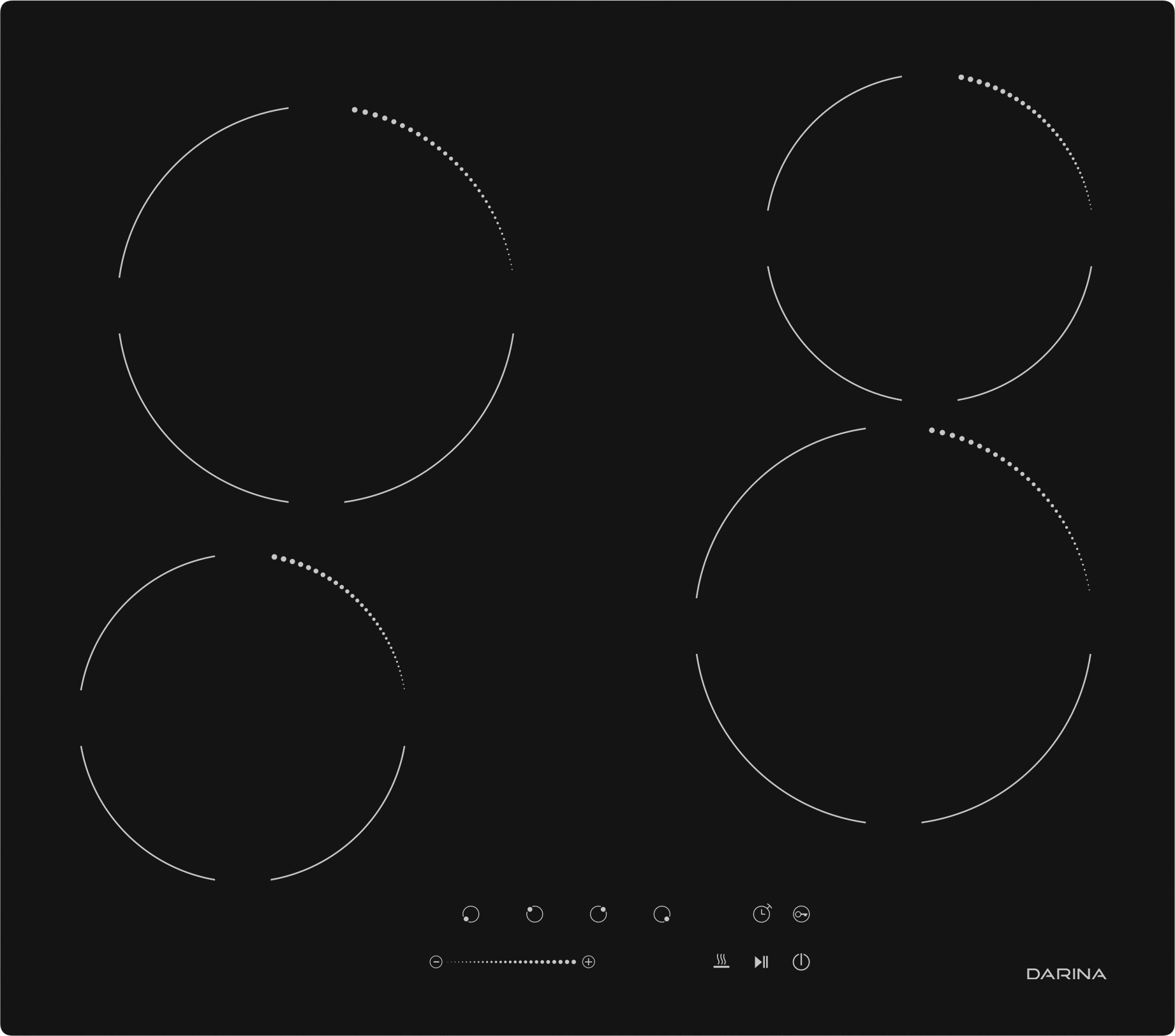 Варочная поверхность Darina 6Р Е 323 B черный