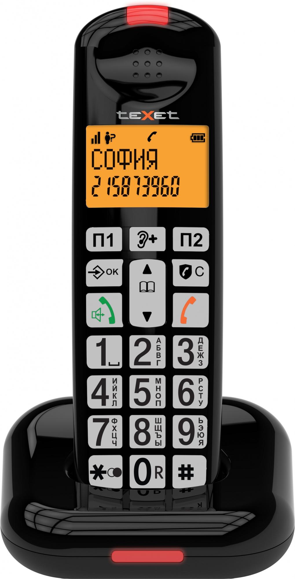 Р/Телефон Dect Texet TX-D7855A черный АОН