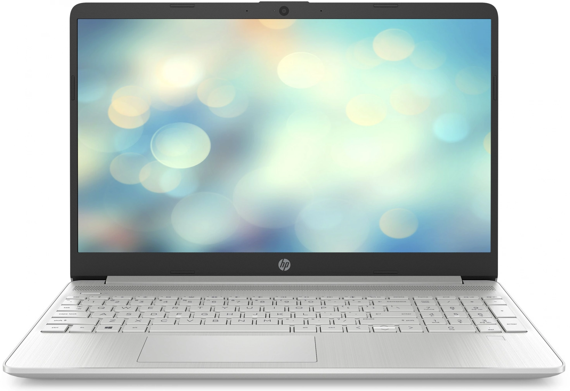 Ноутбук HP 15s-fq5016ny Core i7 1255U 16Gb SSD512Gb Intel Iris Xe graphics 15.6" IPS FHD (1920x1080) Free DOS silver WiFi BT Cam (7C1T8EA)