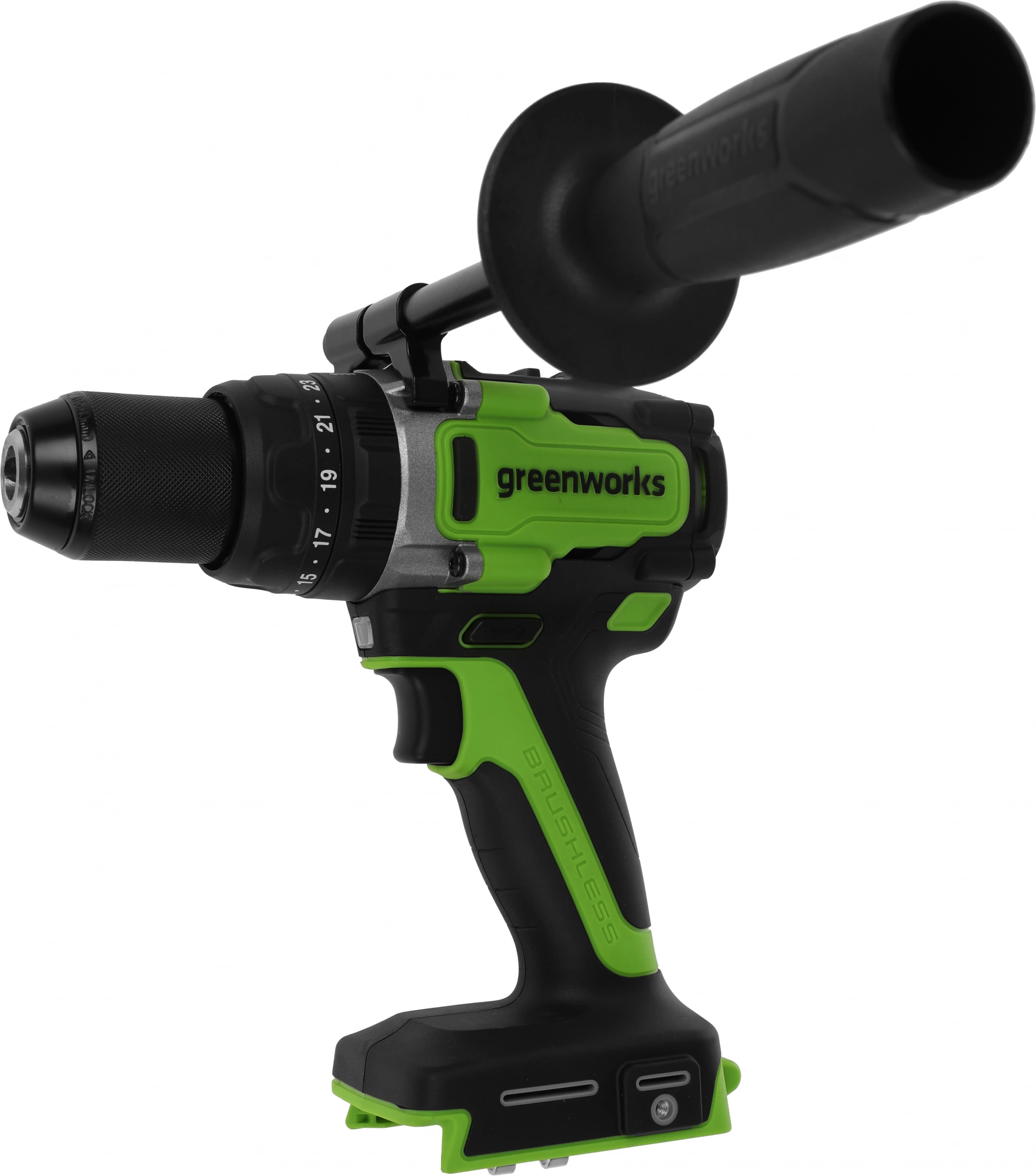 Дрель-шуруповерт Greenworks GD24DD140 аккум. патрон:быстрозажимной (3707607)