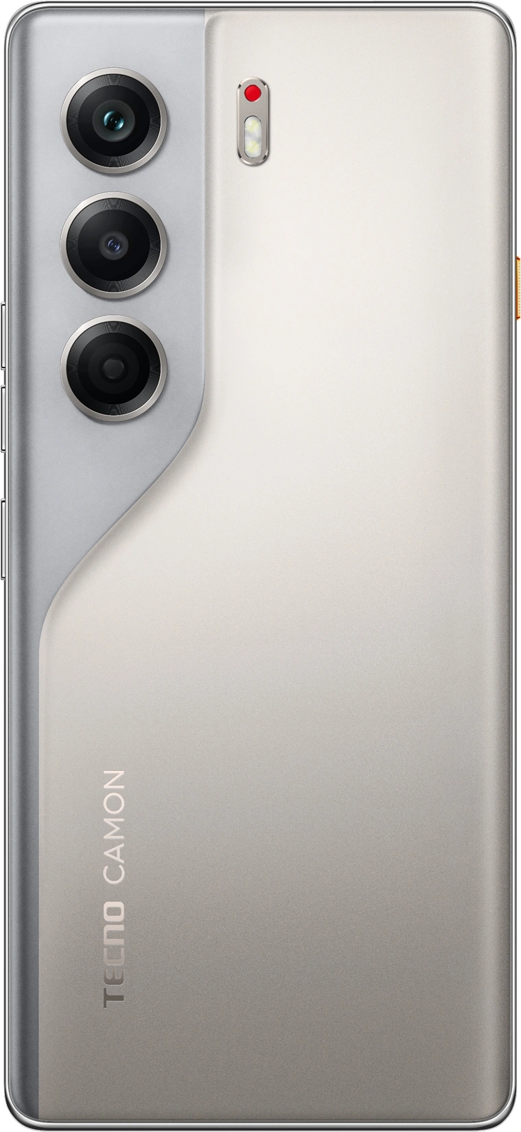 Смартфон Tecno Camon 40 Pro 5G 256Gb 12Gb титановый моноблок 3G 4G 2Sim 6.78" 1080x2436 Android 15 50Mpix 802.11 a/b/g/n/ac/ax NFC GPS GSM900/1800 GSM1900 Protect FM