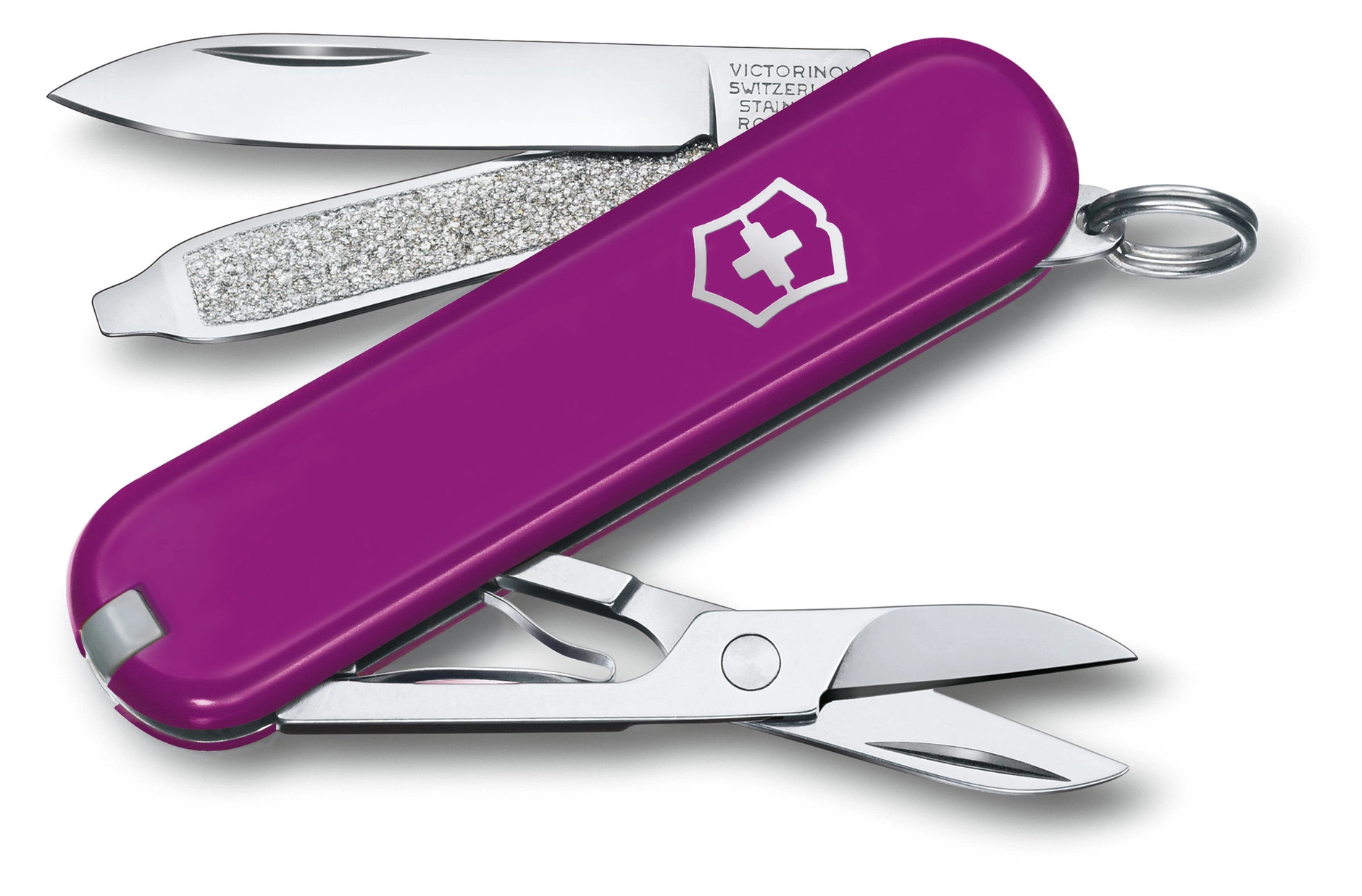 Нож перочинный Victorinox Classic SD Tasty Grape (0.6223.52G) 58мм 7функц. подар.коробка