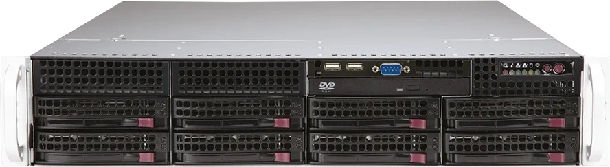 Сервер IRU Rock s2208p 2x5318N 2x32Gb С621 AST2600 2xGigEth 2x1200W w/o OS (2184373)