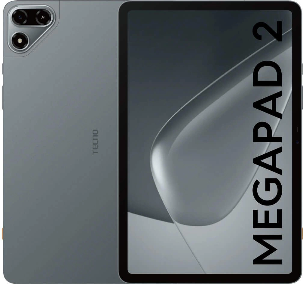 Планшет Tecno MegaPad 2 T1103 G99 2.0 8C RAM8Gb ROM256Gb 10.95" IPS 2560x1600 4G Android 16 серый 8Mpix 8Mpix BT WiFi microSD 2Tb 8200mAh 1776hrs