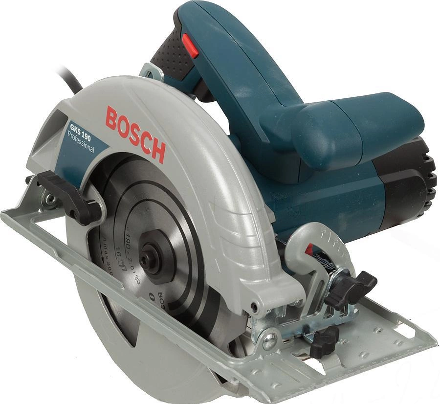 Циркулярная пила (дисковая) Bosch GKS 190 Professional 1400Вт (ручная) D диска.:190мм (0601623000)