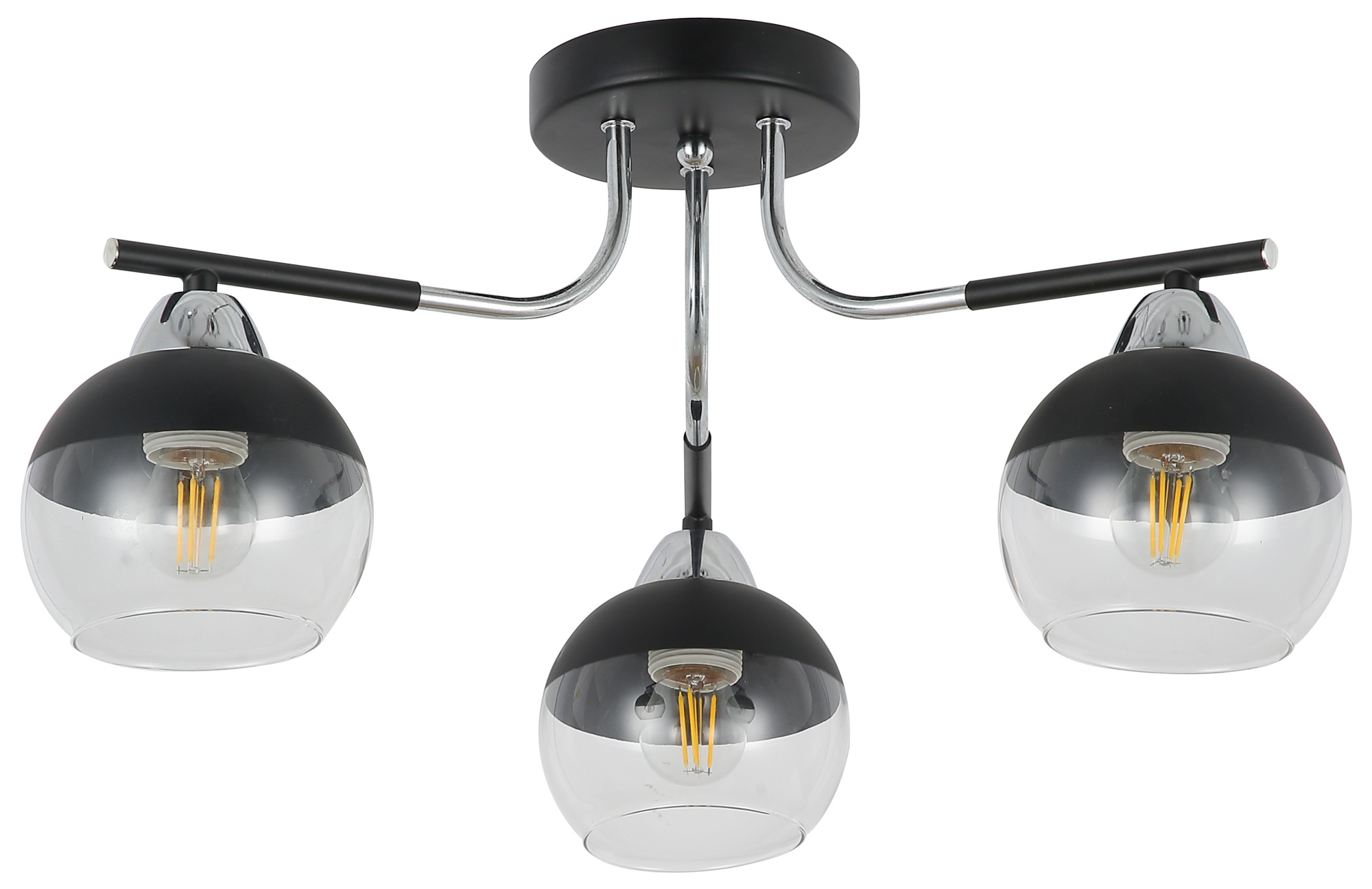 Люстра Hiper Tommy H181-3 потолоч. черный