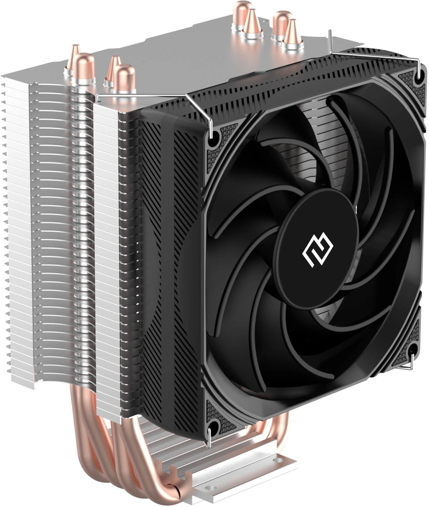 Устройство охлаждения(кулер) Digma D-CPC150-PWM1 90x90x25mm Soc-AM5/AM4/1200/1700/1851 черный 4-pin 14-26dB Al+Cu 150W 360gr Ret
