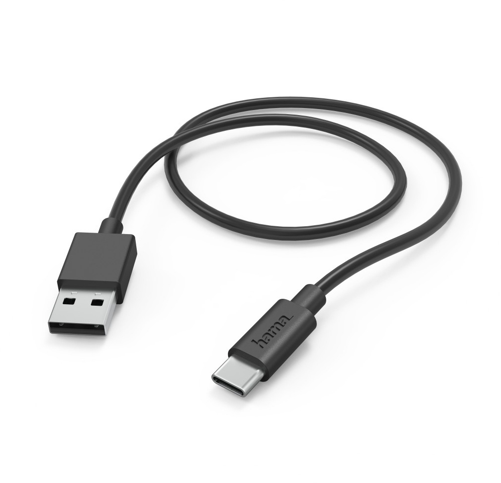 Кабель Hama H-201594 00201594 USB (m)-USB Type-C (m) 1м черный