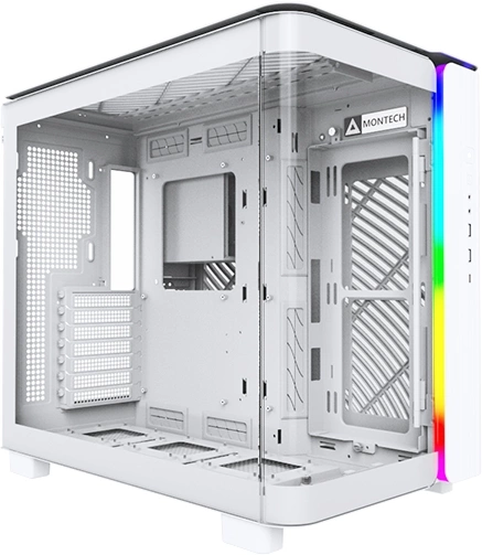 Корпус Montech King 95 белый без БП ATX 9x120mm 6x140mm 2xUSB3.0 audio bott PSU