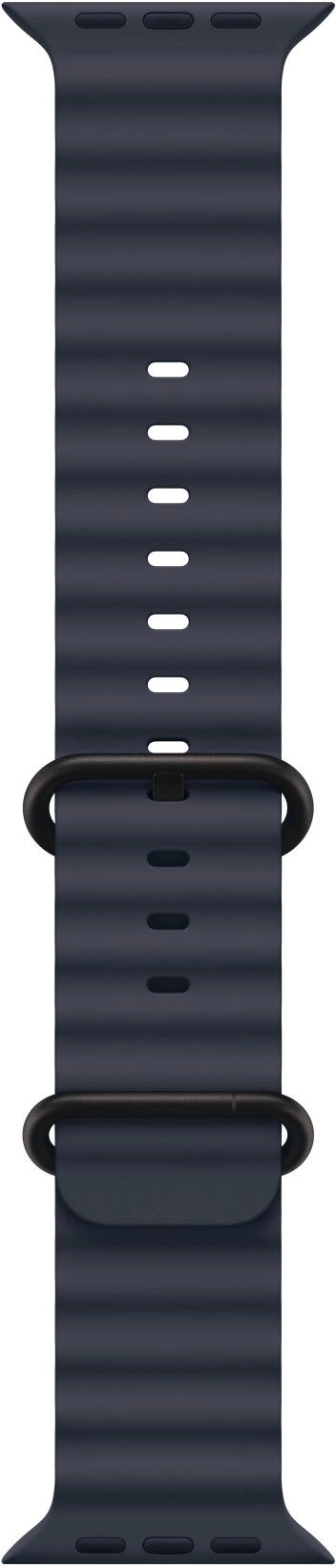 Смарт-часы Apple Watch Ultra 2 2024 A2986 49мм OLED корп.черный титан Ocean band рем.темно-синий разм.брасл.:130-200мм (MX4D3ZP/A)