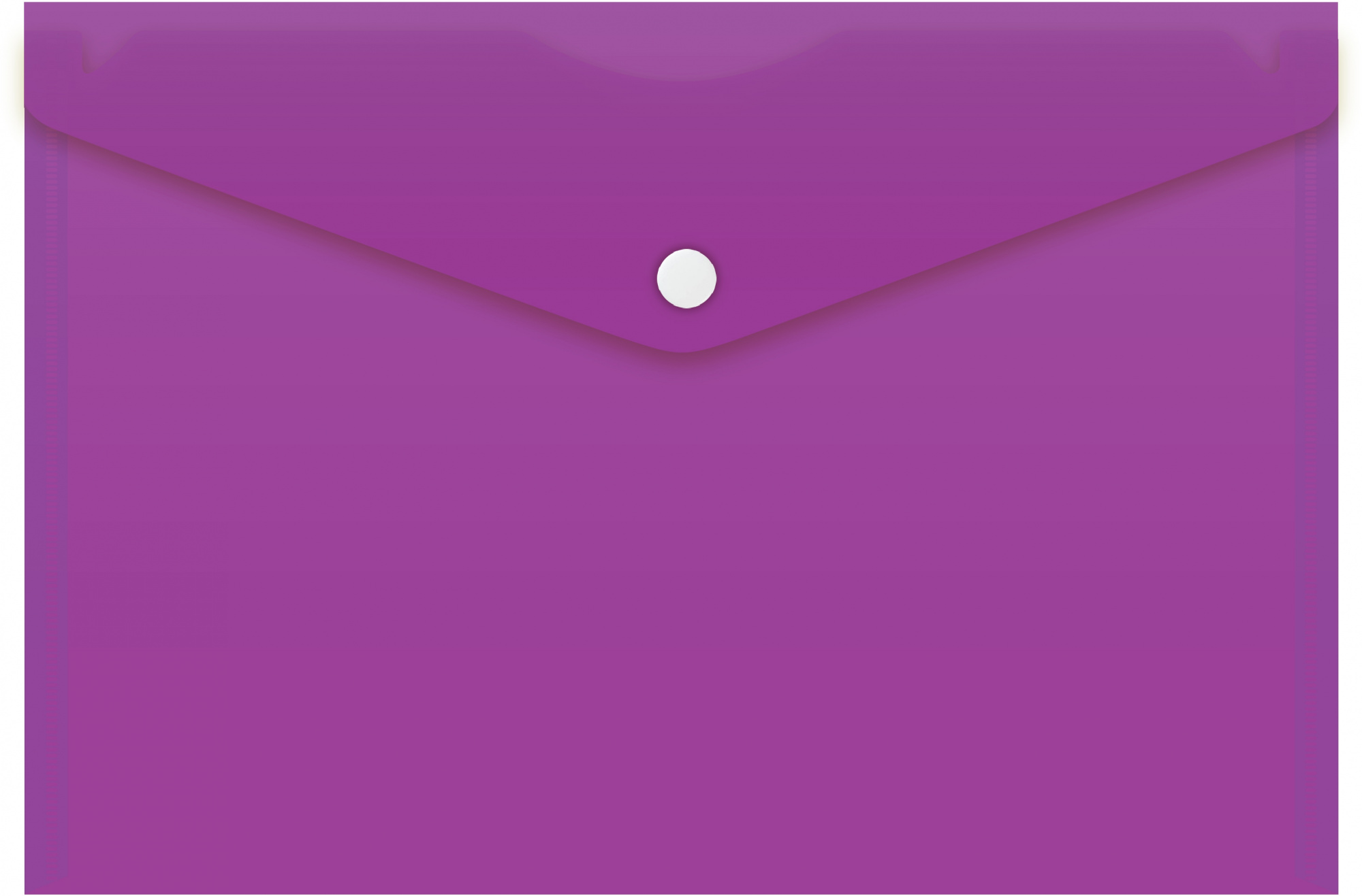 Конверт на кнопке Бюрократ -PK804A5NVIO A5 непрозрачный пластик 0.18мм фиолетовый