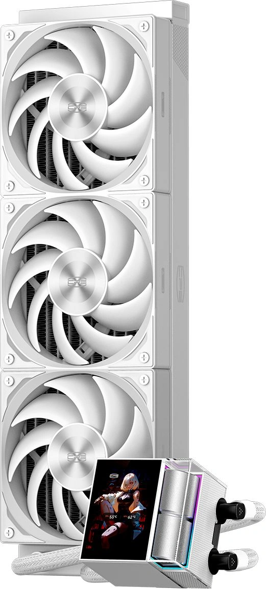 Система водяного охлаждения PcCooler DS360 Display ARGB Soc-AM5/AM4/1200/1700/1851 белый 4-pin 39.8dB Al LCD 310W Ret (DS360-WHNWXY-GL) Система водяного охлаждения PcCooler DS360 Display ARGB Soc-AM5/AM4/1200/1700/1851 белый 4-pin 39.8dB Al LCD 310W Ret (DS360-WHNWXY-GL)