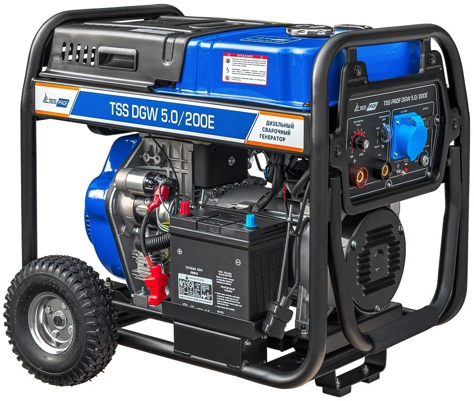 Генератор ТСС Prof DGW 5.0/200E 5.5кВт