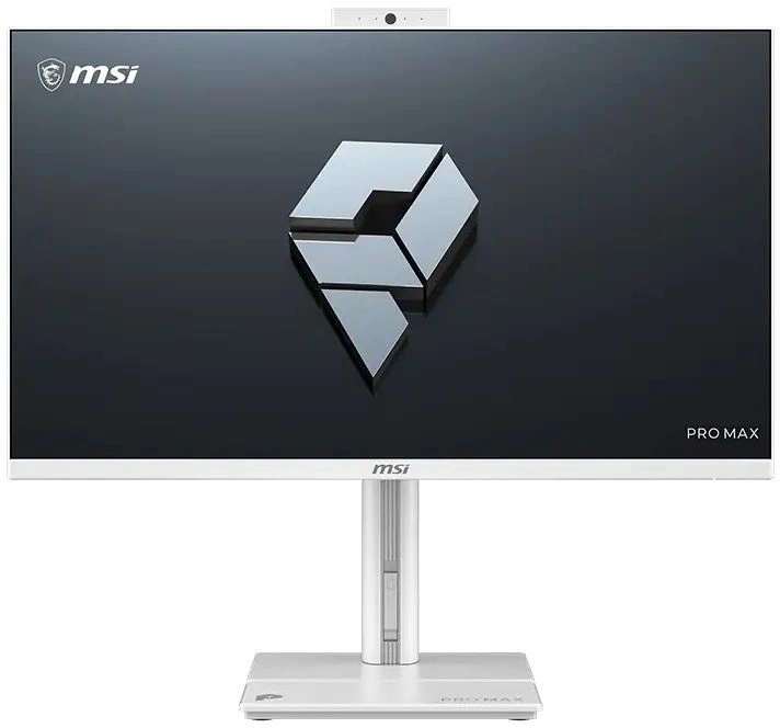 Моноблок MSI Pro MAX 27P Z 8MG-008 27" Full HD Ryzen 5 220 (3.2) 16Gb SSD512Gb RGr без ОС WiFi BT клавиатура мышь Cam белый 1920x1080