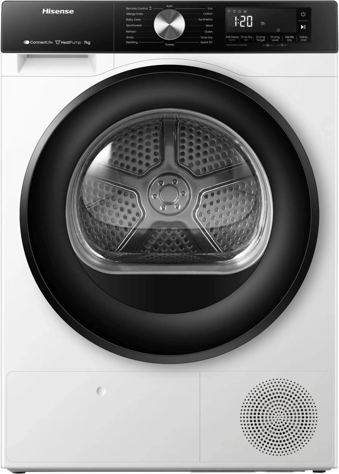 Сушильная машина Hisense DH3S702UWDE пан.англ. кл.энер.:A++ макс.загр.:7кг белый