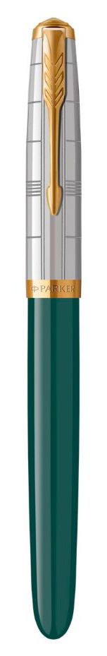 Ручка перьев. Parker 51 Premium (CW2169074) Forest Green GT F сталь нержавеющая подар.кор.