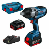 Гайковерт Bosch GDS 18V-1050 аккум. патрон:квад.3/4" (кейс в комплекте) (06019J8522)