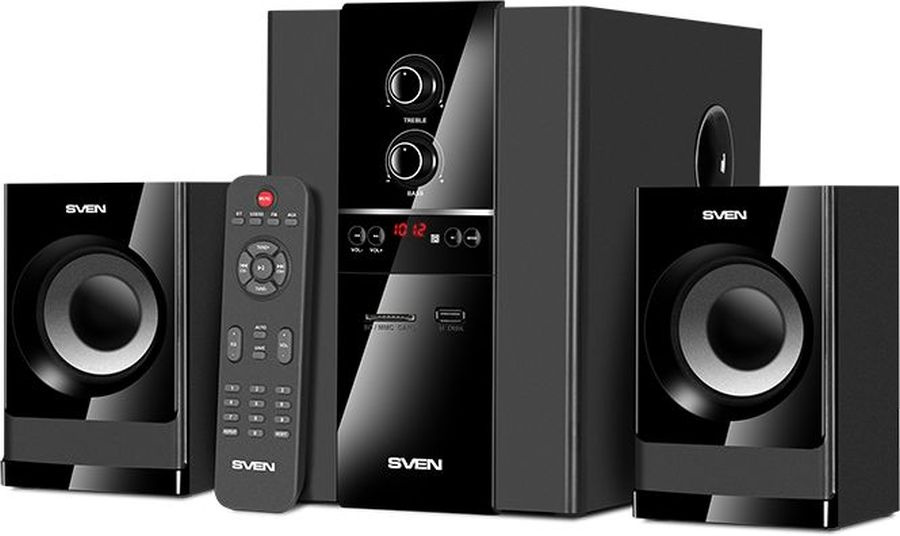 Колонки Sven MS-1821 2.1 черный 40Вт BT