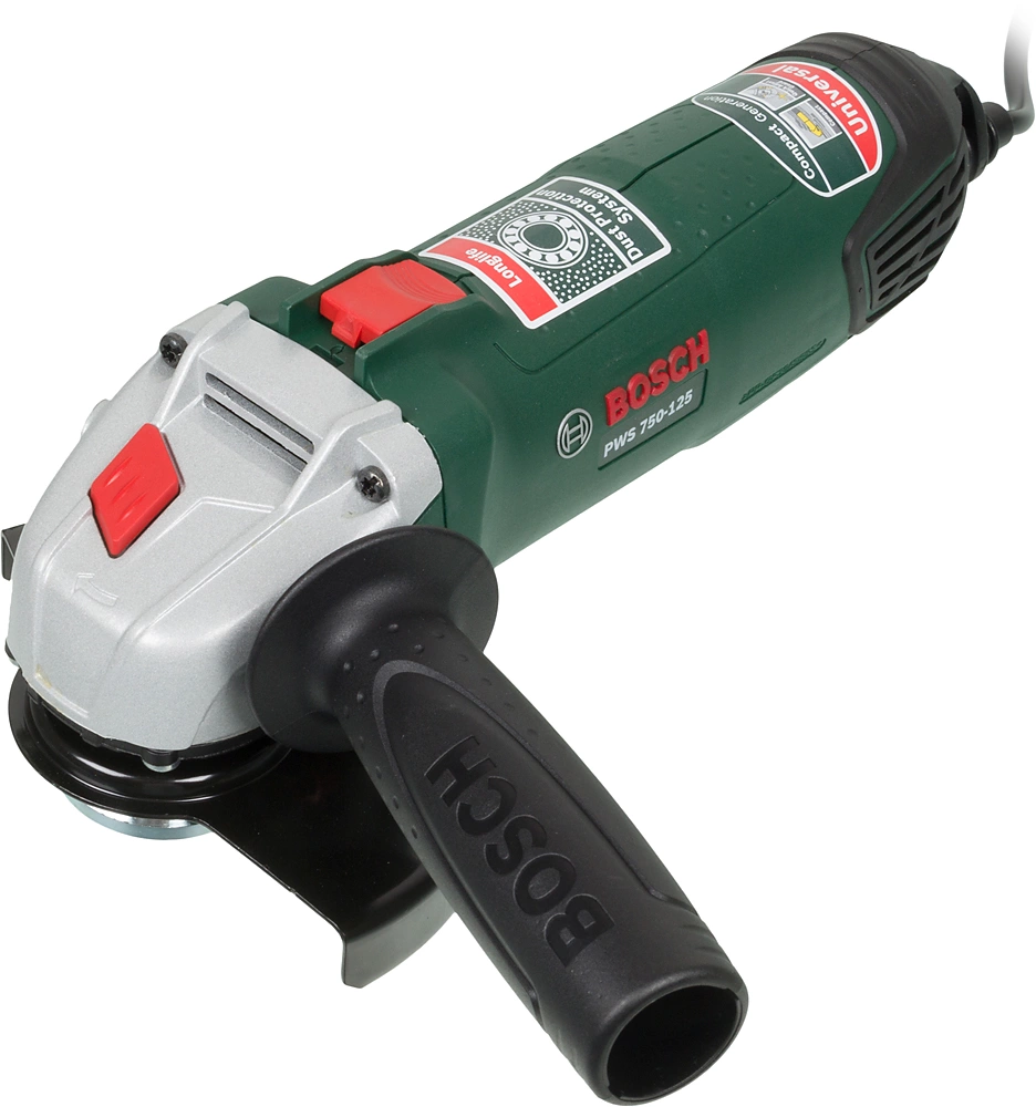 Углошлифовальная машина Bosch PWS 750-125 750Вт 11000об/мин рез.шпин.:M14 d=125мм (06033A240D)