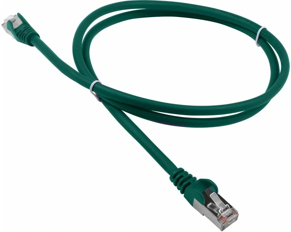 Патч-корд Lanmaster LAN-PC45/S5E-10-GN FTP RJ-45 вил.-вилка RJ-45 кат.5E 10м зеленый LSZH