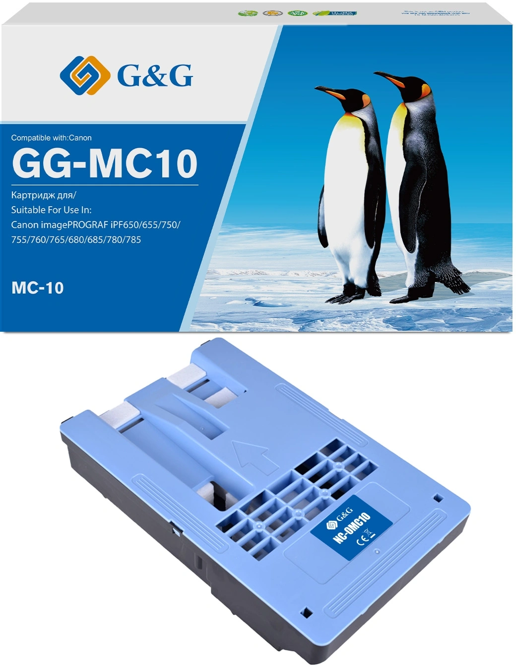 Бункер G&G GG-MC10 (MC-10) для Canon imagePROGRAF iPF650/655/750/755/760/765/680/685/780/785