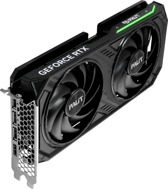 Видеокарта Palit PCI-E 4.0 PA-RTX4060TI DUAL OC NVIDIA GeForce RTX 4060TI 8Gb 128bit GDDR6 2310/18000 HDMIx1 DPx3 HDCP Ret Видеокарта Palit PCI-E 4.0 PA-RTX4060TI DUAL OC NVIDIA GeForce RTX 4060TI 8Gb 128bit GDDR6 2310/18000 HDMIx1 DPx3 HDCP Ret