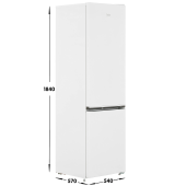Холодильник Beko B1RCSK312W 2-хкамерн. белый
