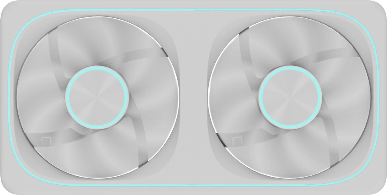 Вентилятор для корпуса Formula Air Fusion 2 ARGB 120х120x28 белый 4-pin 33.46дБ (упак.:2шт) (AIR FUSION 2 WH) Ret